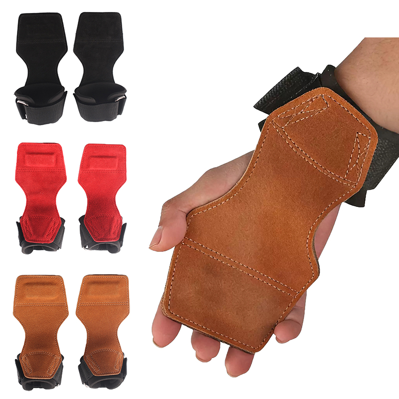 New Crossfit Gear - Grube skórzane rękawice do podnoszenia ciężarów,